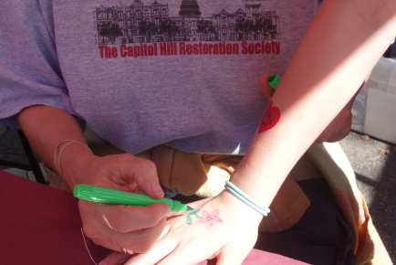 Outreach activities at Barracks Row Day